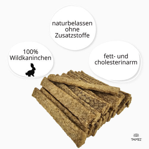 Wildkaninchen Streifen 100% Fleisch