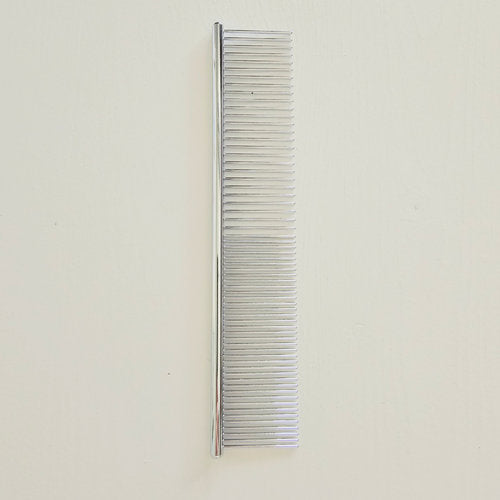 Hundekamm Edelstahl für mittellanges Fell / 19cm lang - Stiftlänge 3,2cm