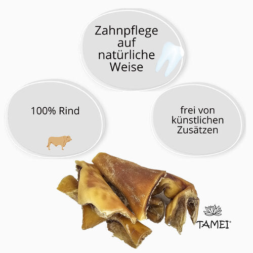 Rinderkopfhaut mit Fell - extra hart