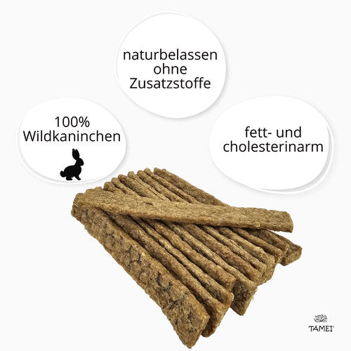 Wildkaninchen Streifen 100% Fleisch