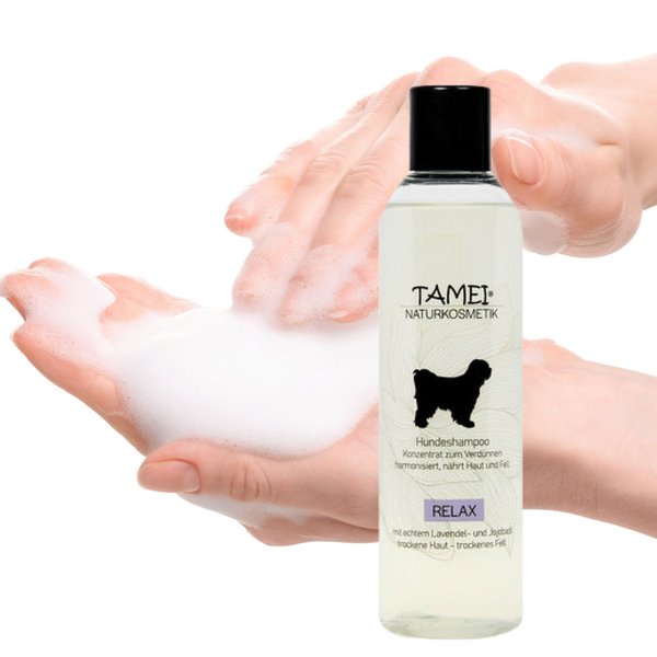 Tamei Bio Shampoo Relax für Langhaar, Locken und Kurzhaar, mit Lavendelöl 250ml