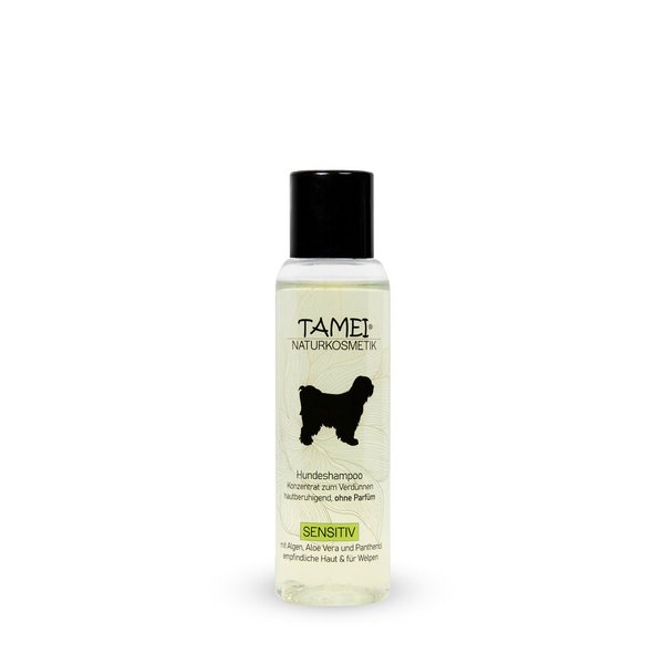 Tamei Shampoo Sensitiv für empfindliche Haut und Welpen mit Algen, ohne Parfüm 100ml